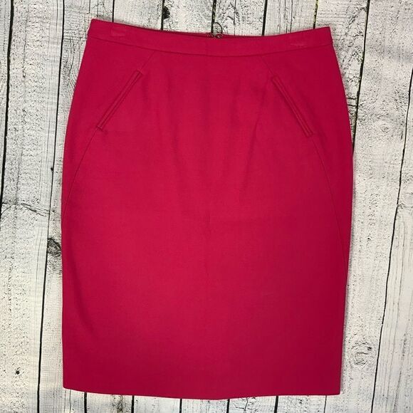 ANN TAYLOR LOFT Pink Pencil Skirt - Picture 1 of 9